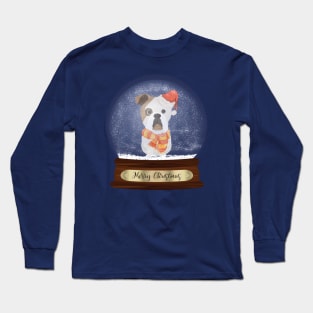 English Bulldog Christmas Gift Long Sleeve T-Shirt